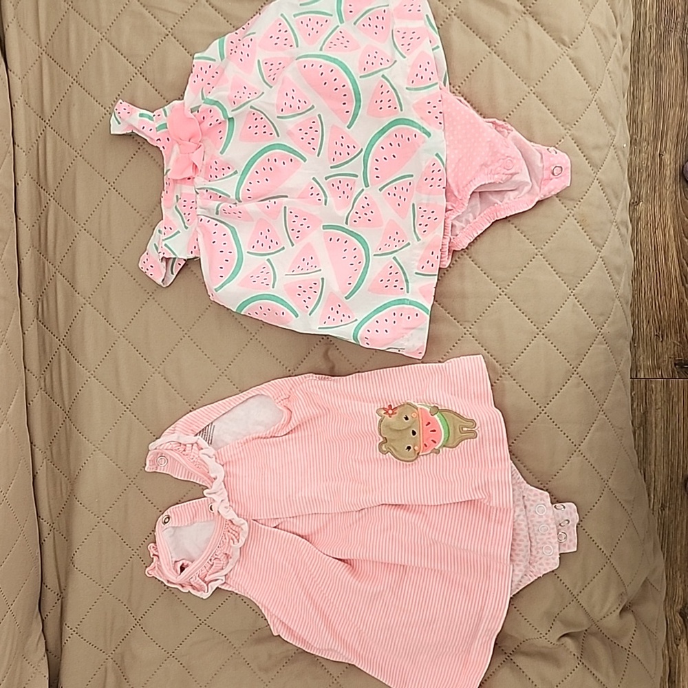 Two 6-9month summer outfits
